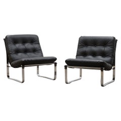 Set of 2 sling chairs by Ico Parisi for MIM Roma, Italy 60’s.