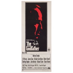 "GODFATHER", 1972 Australian Daybill Film Movie Poster, Fujita