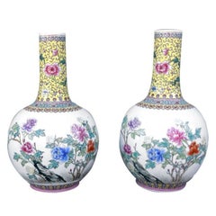 Antique Pair of Chinese Porcelain Vases