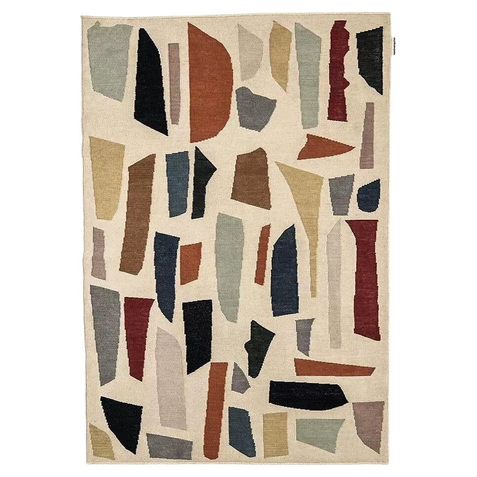 Hand Loomed Tones Kilim Pieces Rug by Nanimarquina, Medium For Sale