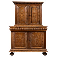 Antique Exceptional Renaissance Cabinet from Lyon