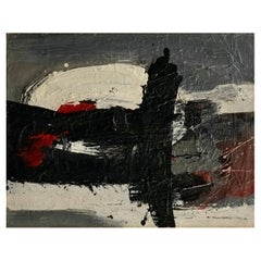 Norman Jenkins Abstract Oil on Canvas, 1958