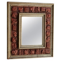 Tiled Wall Mirror, Ron Hitchins