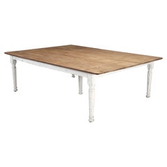 Used American Wisconsin Made Farm Table that Seats '12' People Wide Plank Top