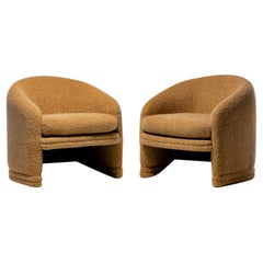 Pair of Adrian Pearsall for Comfort Designs Post Modern Club Chairs, C. 1980s