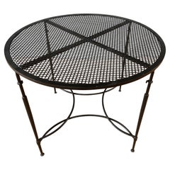 Retro Round Patio Table Designed by Mario Papperzini for John Salterini 