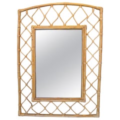 Handmade Bamboo Wall Mirror