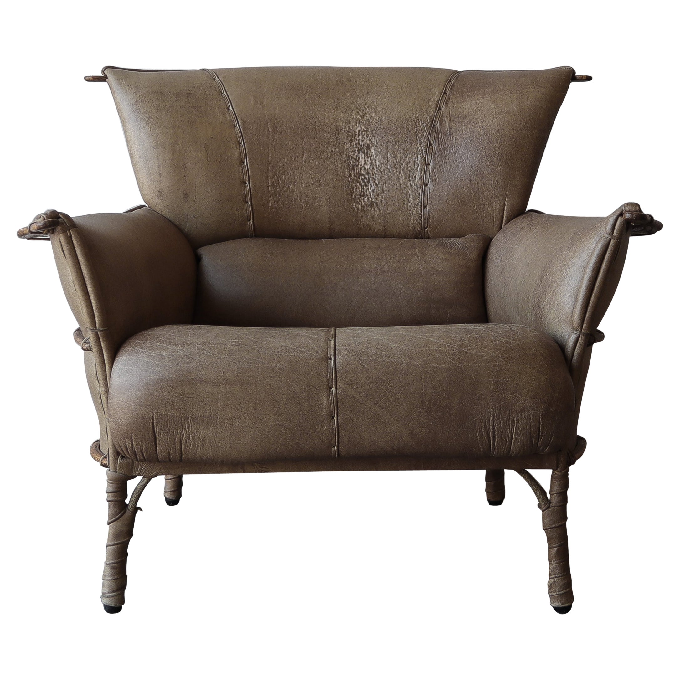 Pacific Green Palmwood and Leather Chaise Lounge Chair at 1stDibs who died on a green chaise