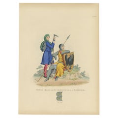 Antiker Druck des Earl of Richmond, 1842