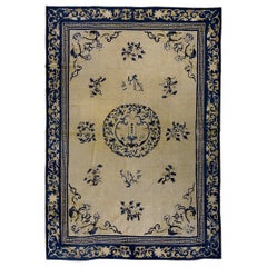 Tapis chinois ancien de Pékin 6'2"x8'8" 