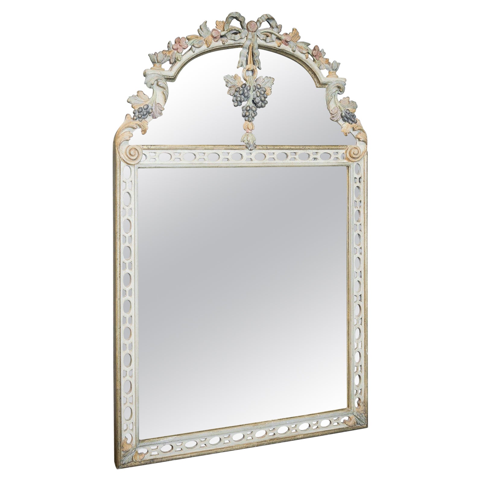 Italian Hand Carved Wooden Mirror