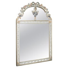 Italian Hand Carved Wooden Mirror
