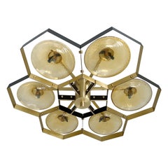 Bi-color Hive Flush Mount by Fabio Ltd