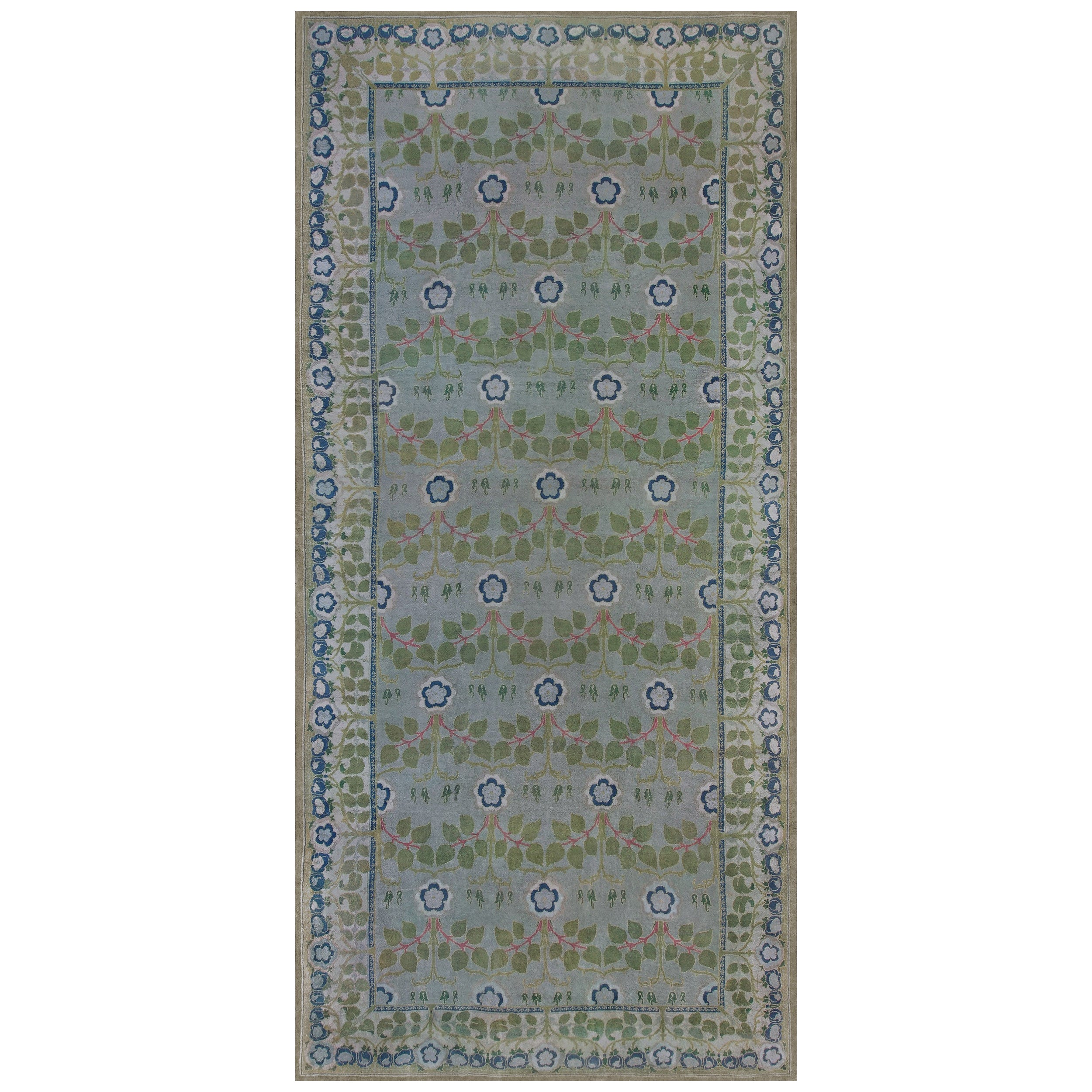 Large-Sized Antique Irish Donegal Rug For Sale