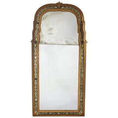 English Englomise Queen Anne Style Mirror