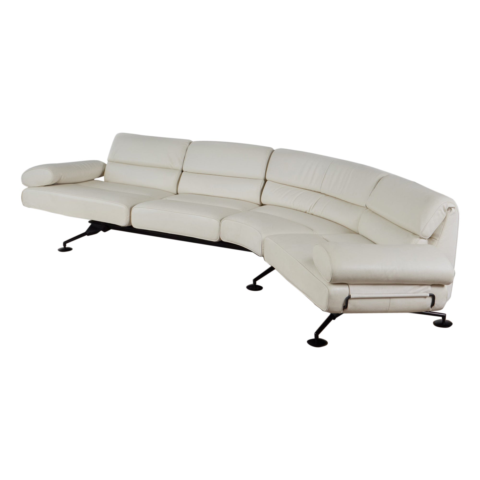 De Sede DS 470 Cream Leather Sofa