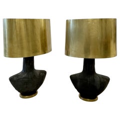 Paar Kelly Weastler Armato-Tischlampen für visuellen Komfort
