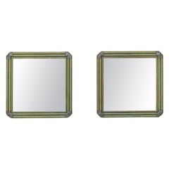 Pair of Bamboo Mirror by Vivai del Sud