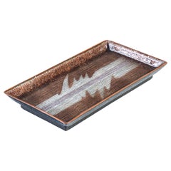 ‘Del Campo Italy’ Pocket-Emptier Plate in Enameled Copper, Italy, 1950s