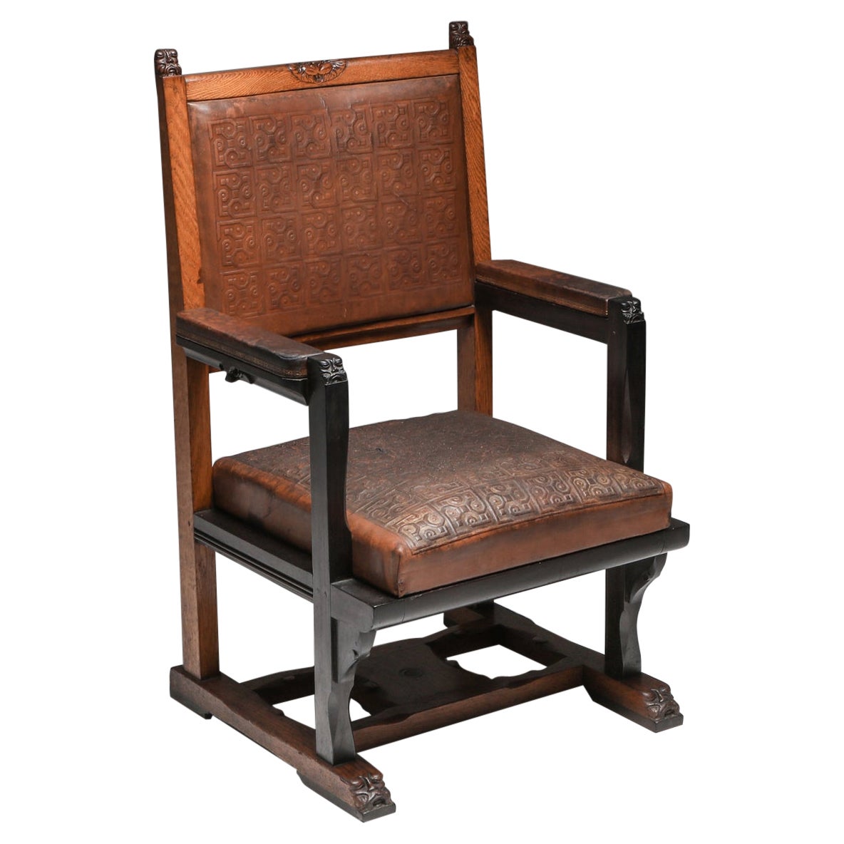 Niederländischer Jugendstil-Sessel der Amsterdamse Schule des Jugendstils von Lion Cachet, 1925 im Angebot
