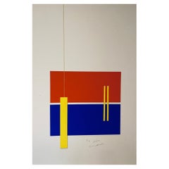 Albert Chubac (1925-2008), Composition, collage et découpe, 1980, France