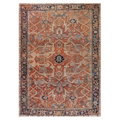 Late 19th Century N.W. Persian Heriz Carpet ( 8'3'' x 11'6'' - 250 x 350 cm )
