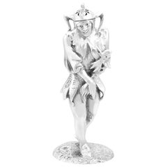 Poivrier antique en argent sterling