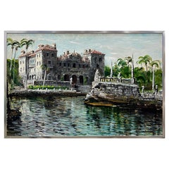 Juan Bosco Modesto Paz Camps 1969 Vizcaya Oil Painting