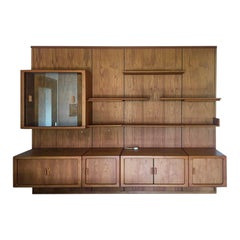 Danish Modern Teak Mid Century Wall Unit / System von CFC Silkeborg