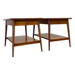 Paul McCobb Planner Group Winchendon Tobacco Pair of Side or End Tables