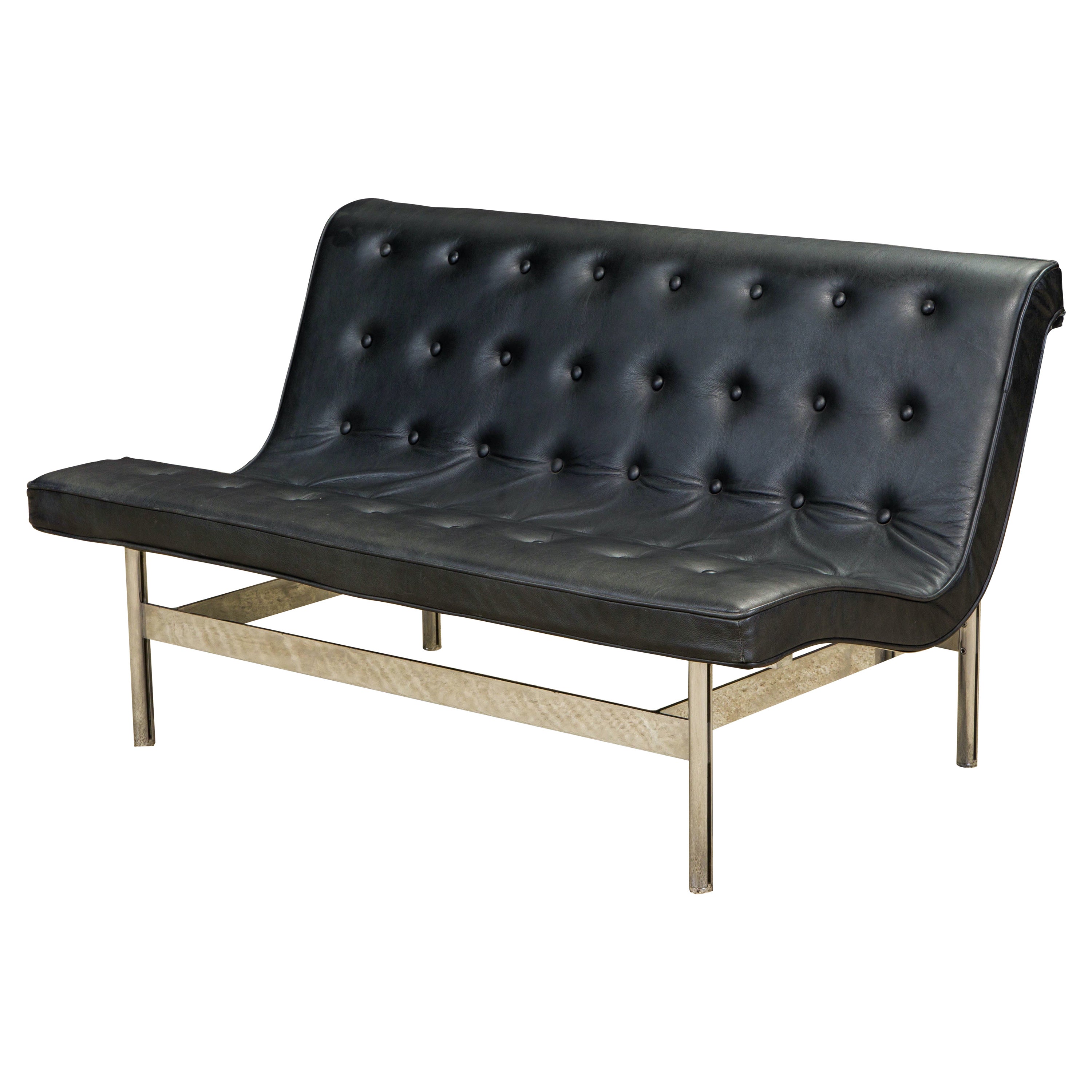 'New York' Settee by Katavolos, Littell and Kelley for Laverne Intl, c. 1952 For Sale