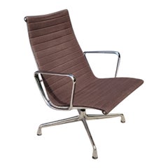 Vintage Eames EA116 Brown Lounge Chair