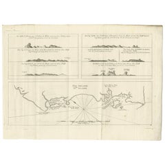 Antike Karte von Neuengland, 1774