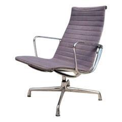 Vintage Eames EA116 Grey Lounge Chair