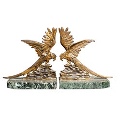 Brass Toucan Book Ends