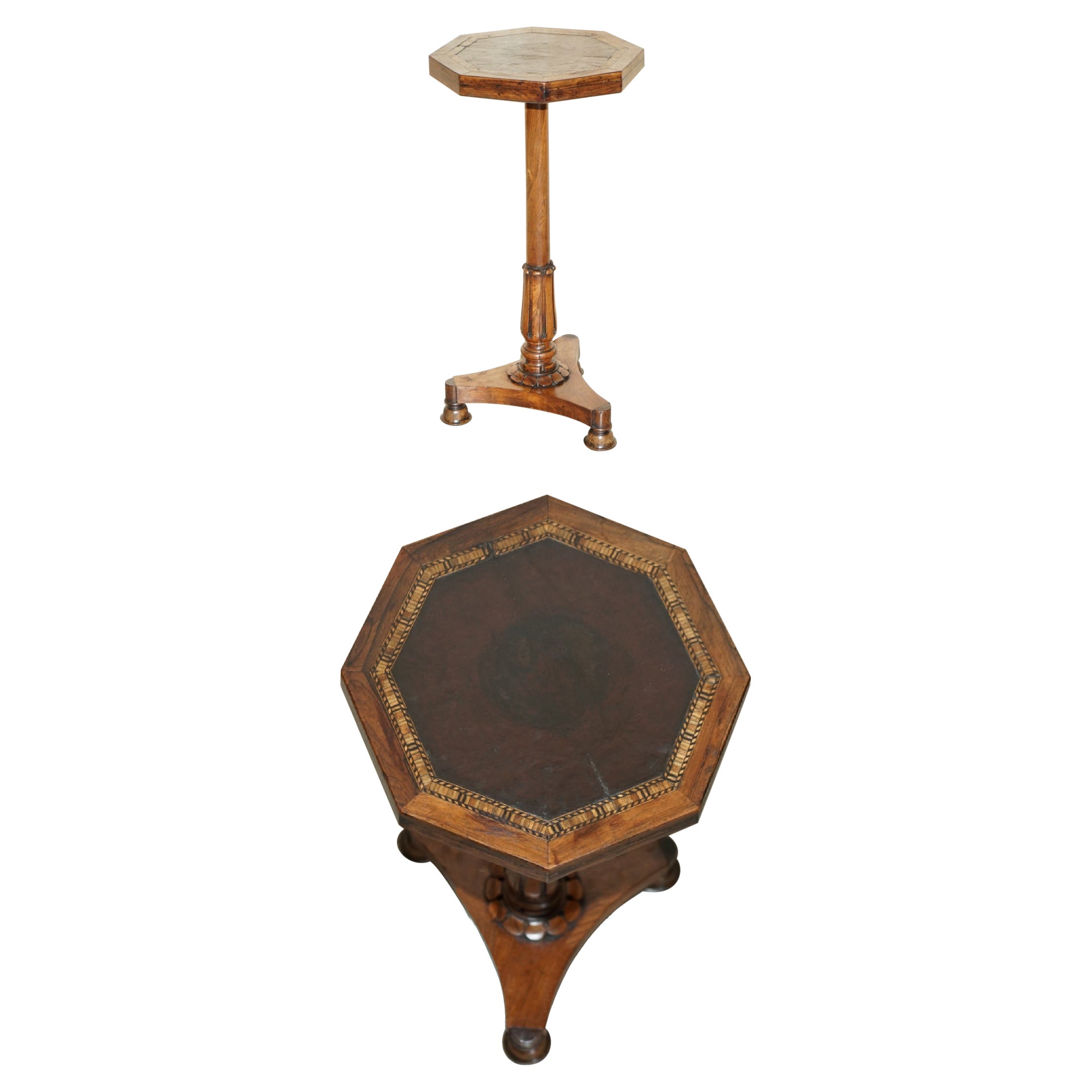 William and Mary Inlaid Side Table at 1stDibs