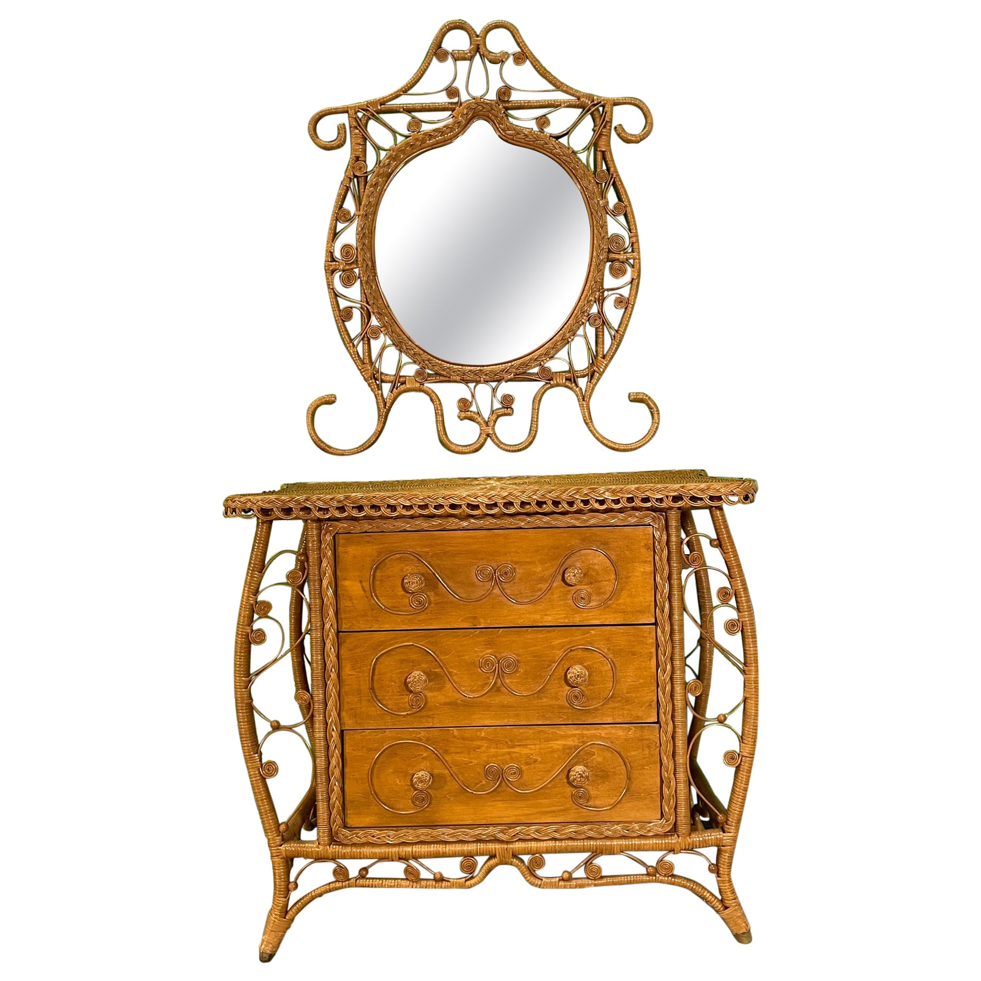 Ello Bronze and Mirrored Dresser For Sale at 1stDibs