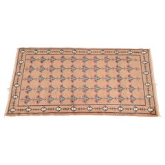 Vintage Hand-Woven Persian Wool Area Rug