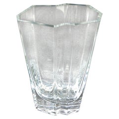 Tapio Wirkkala Large Pinja Crystal Vase for Iitala Finland, Scandinavian Modern