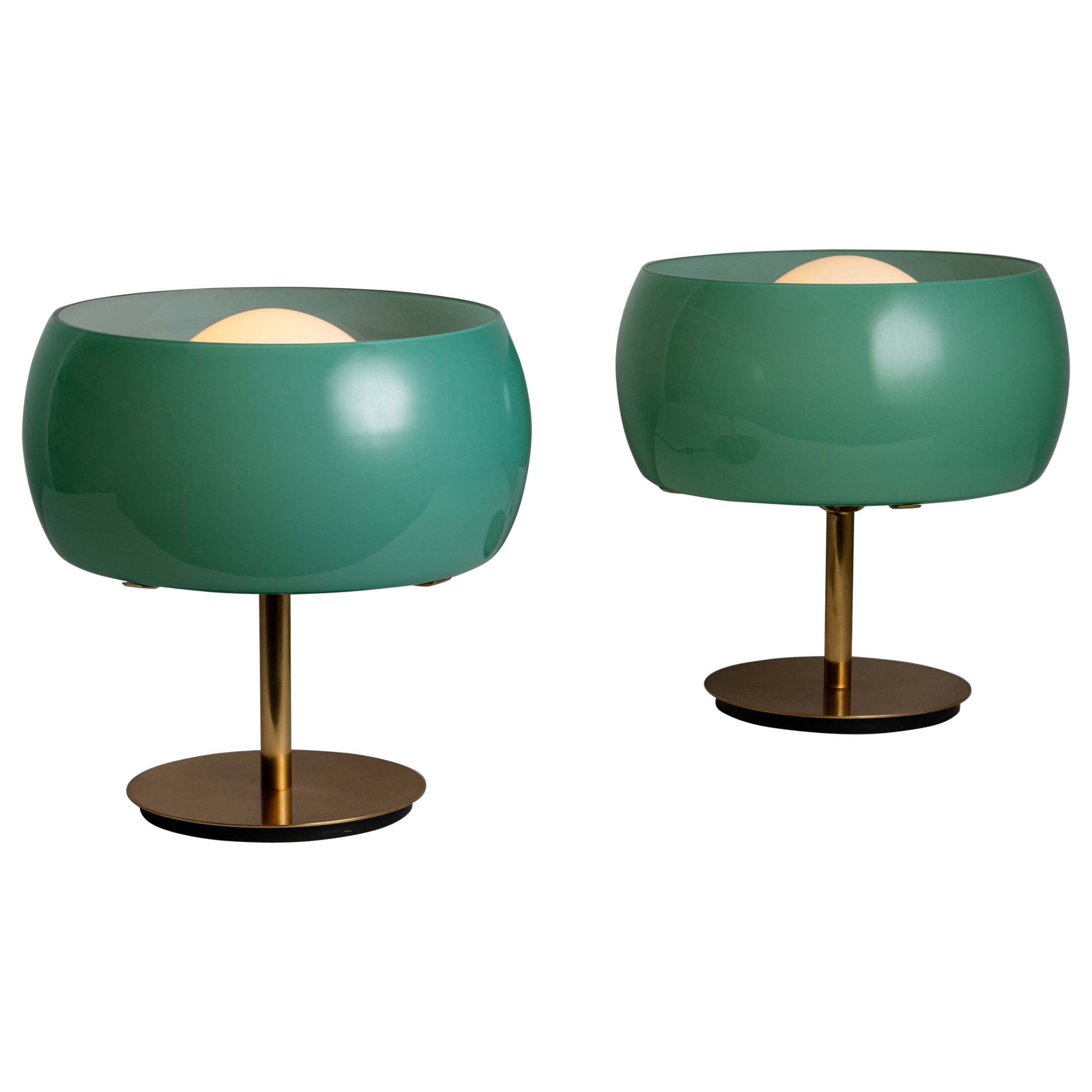 Rare Pair of 'Erse' Table Lamps by Vico Magistretti for Artemide