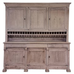 Antique French Bleached Oak Dresser