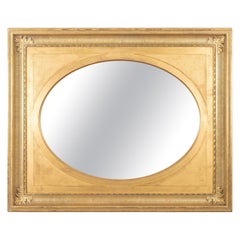 American Gilt over Mantle Mirror with Cove Molding
