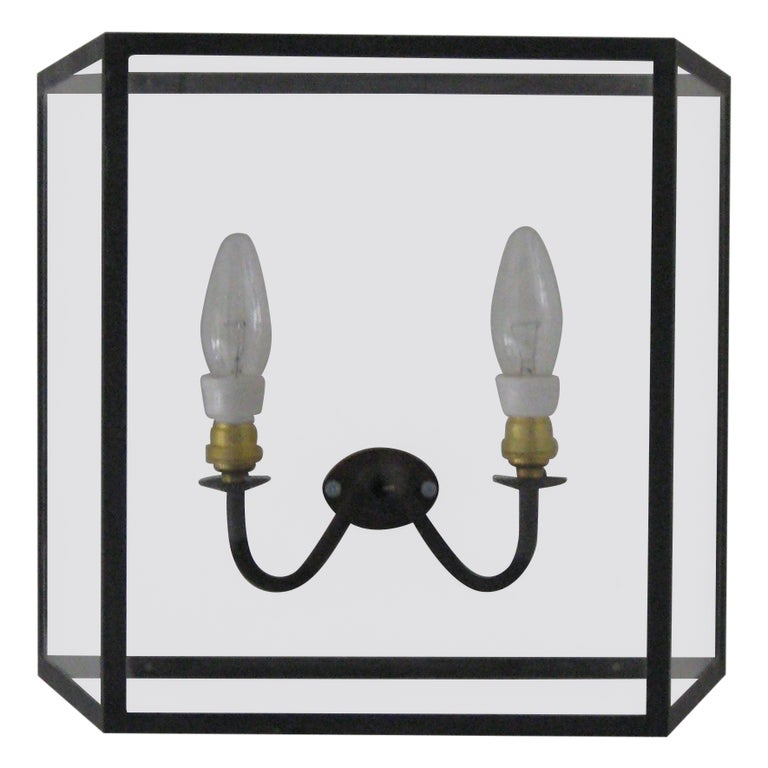 21st Century Candle Wall Light Brass Glass LED For Sale at 1stDibs