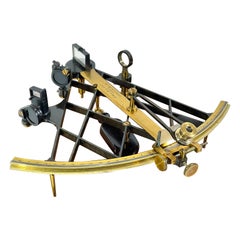 Used Solid Brass Navigator's Quintant Sextant