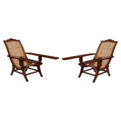 Pair of Mahogany Planter Chairs