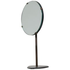 Swedish Art Deco Solid Iron Table Mirror