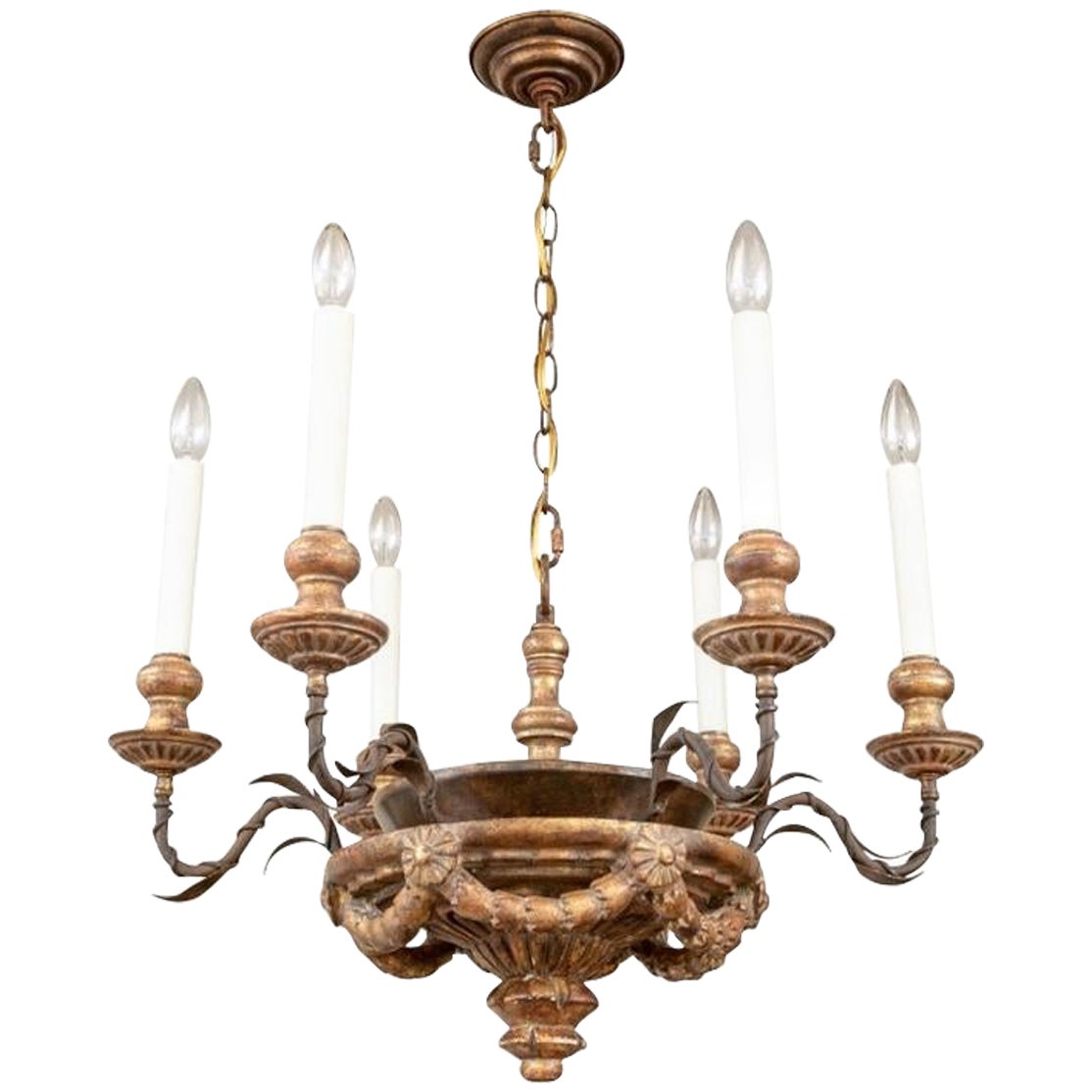 Holly Hunt Neoclassical Style Firenze Chandelier For Sale