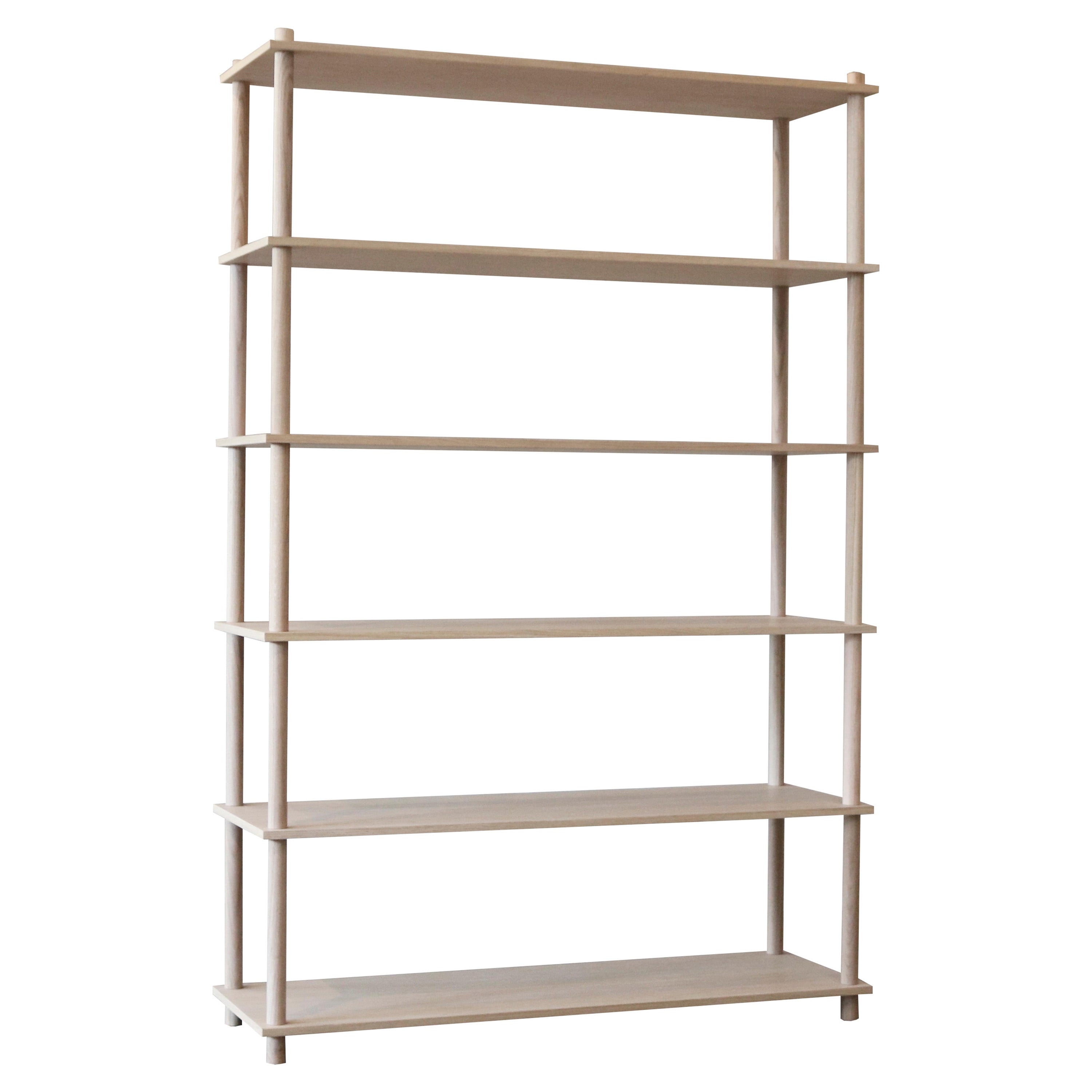 Oak Elevate Shelving VI by Camilla Akersveen and Christopher Konings