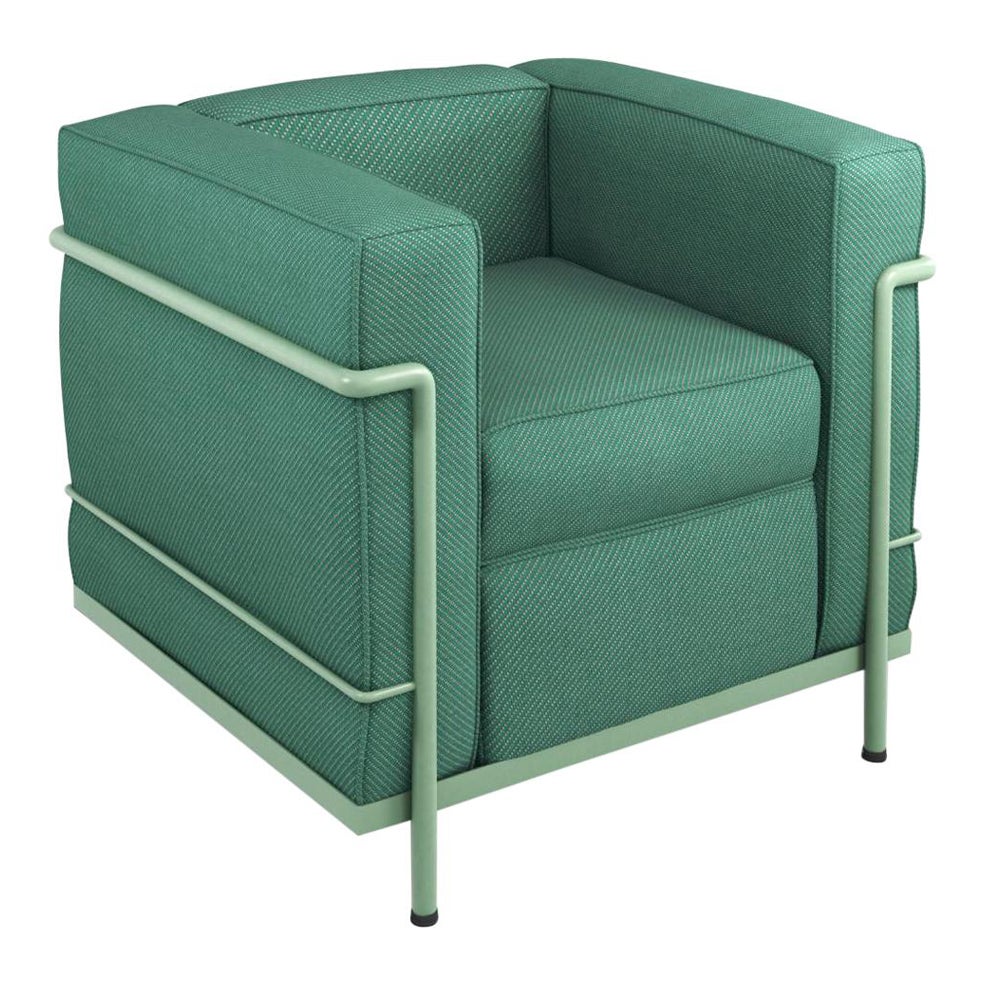 Poltrona-Sessel von Cassina, P.Jeanneret, Charlotte Perriand LC2, von Corbusier im Angebot