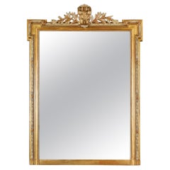 Napoleon III Overmantel Parcel Gilt Mirror
